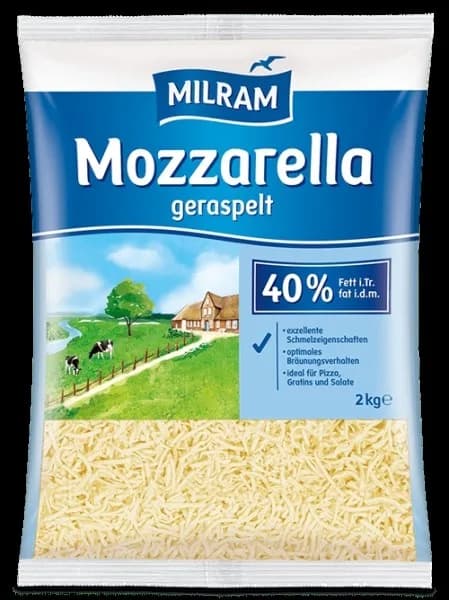 2KG RIBANA MOZZAR. MILRAM 40%