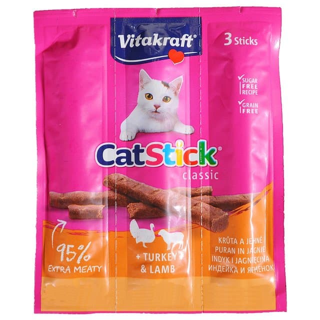 Poslastica za mačke Cat Stick Mini Puran/Janjetina