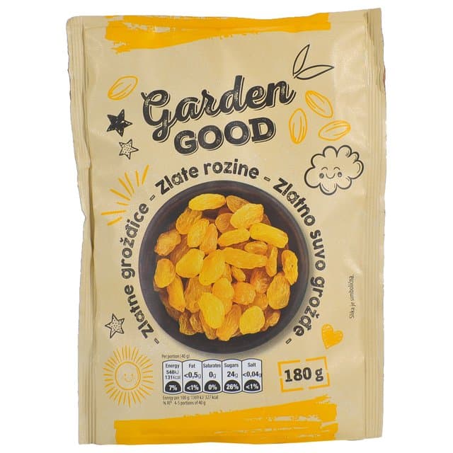 GROŽĐICA GARD GOOD ZLAT JUMBO 180g