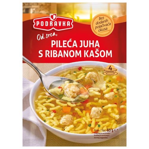 Juha pileća s ribanom kašom
