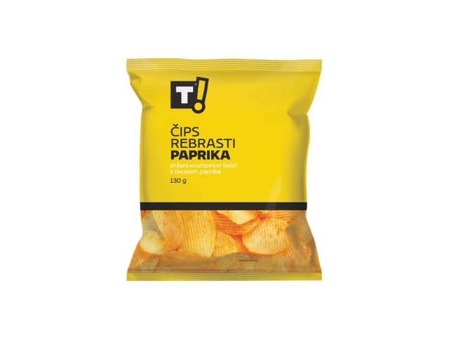 ČIPS X-CUT PAPRIKA 130 g T!
