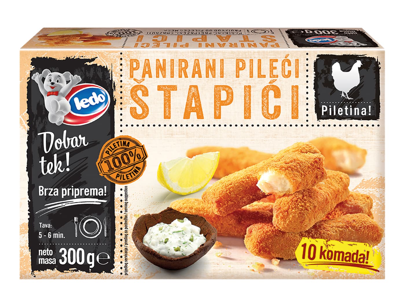 Panirani pileći štapići