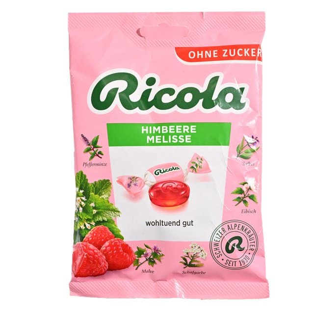 Bomboni Ricola Malina Melisa