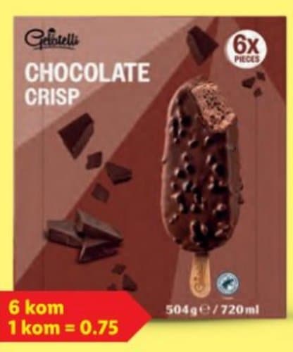 Sladoled štapić čoko crisp