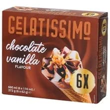 SLAD GELATISSIMO KOR VAN ČOK 6X110ml