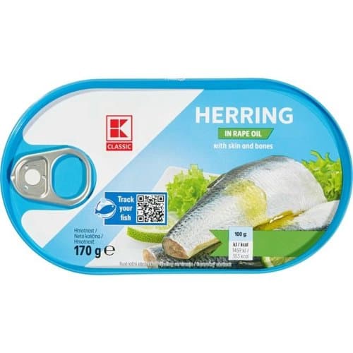 KLC.Fileti haringa u ulju 170 g