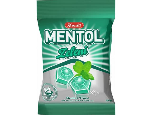 Bomboni mentol zeleni