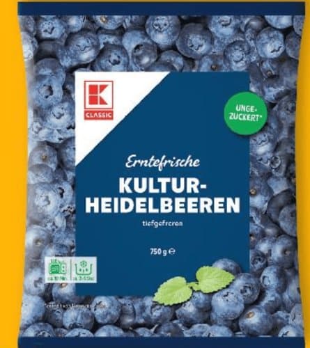 KLC.Borovnice smrznute 750 g