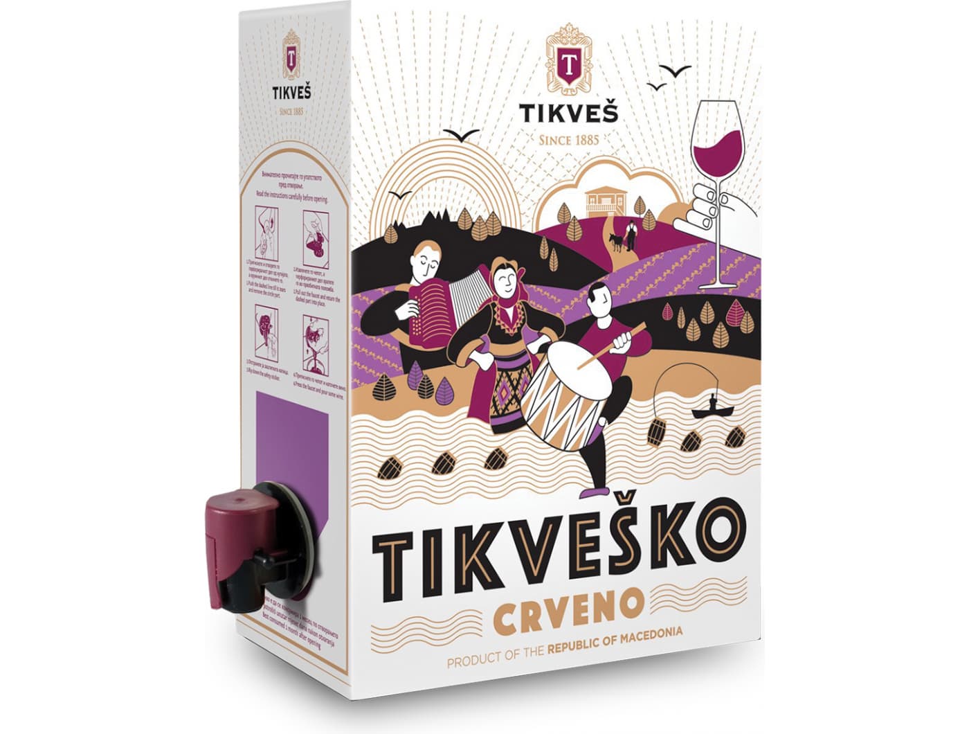 Vino Tikveško Crveno