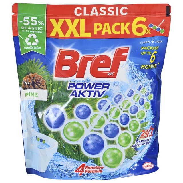 Osvježivač za WC Bref Power Aktiv Pine