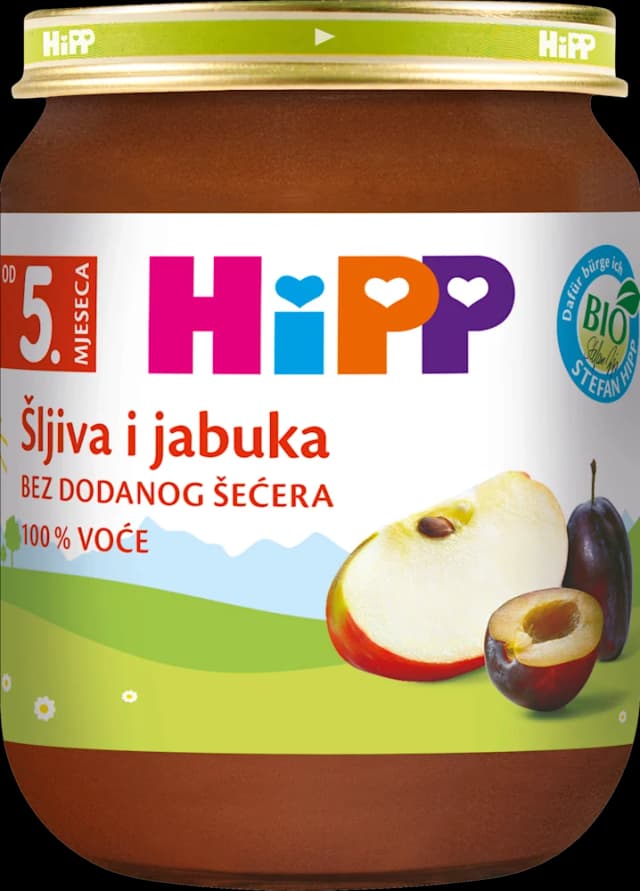 Kašica šljiva i jabuka