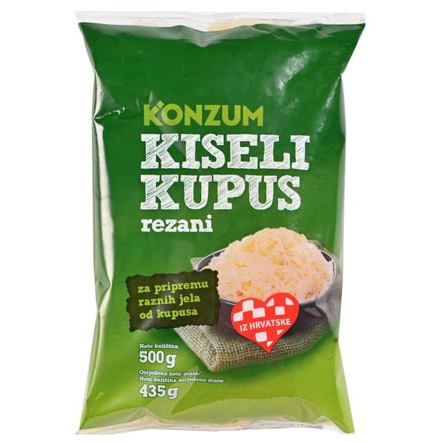 KUPUS KISELI REZANI 500g