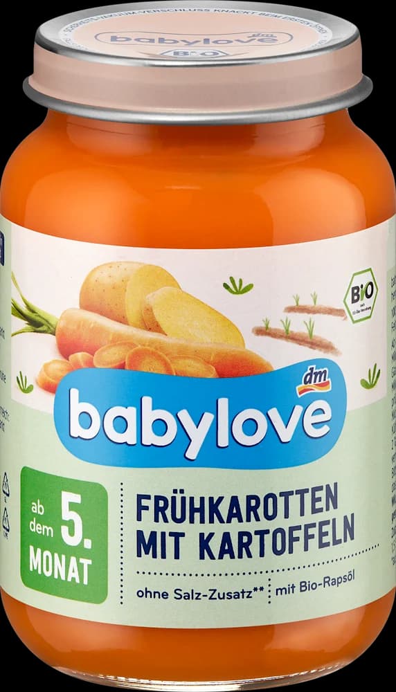 babylove EKO kašica mrkva&krum. 5+ 190 g