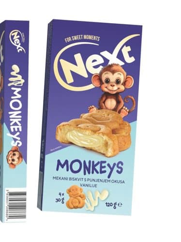 MARENDINI MONKEYS KAKAO 120 G NEXT