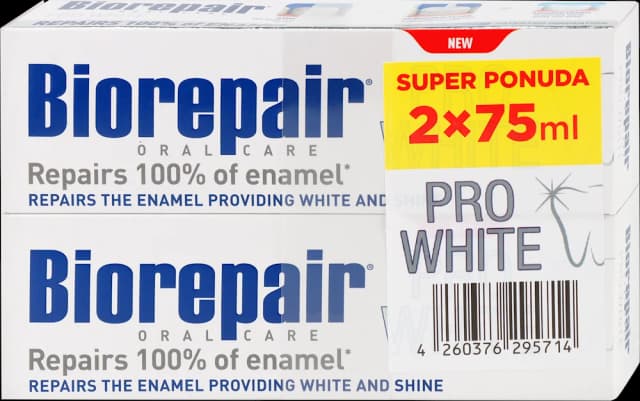 Biorepair zub.pasta White duopack2x75 ml