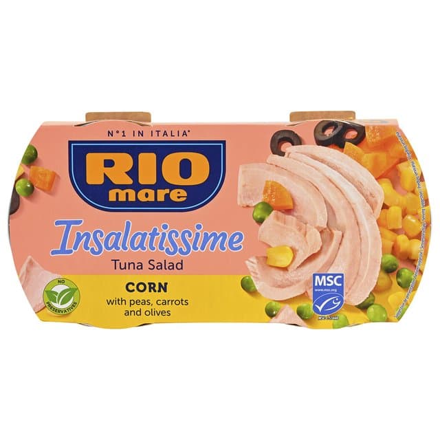 Rio Mare Insalatissime Salata s Tunjevinom i Kukuruzom 2x160g
