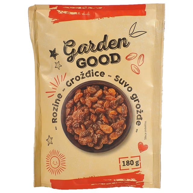 GROŽĐICA GARDEN GOOD SUHA 180g