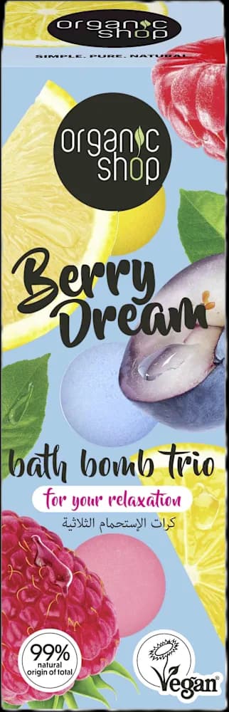 Organic S.šum.kupka Berry Dream3x85 g OS