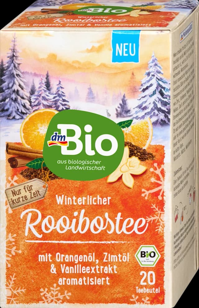 dmBio zimski rooibos čaj 20 vr. 40 g