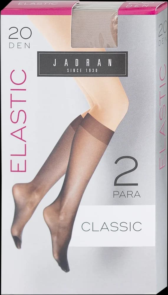 Elastic 20 ženske dokoljenice 2 kom