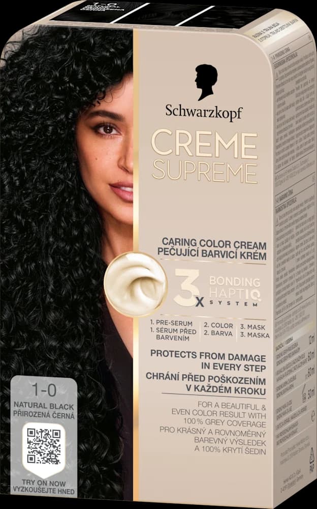 BOJA CREME SUPREME CRNA 1-0