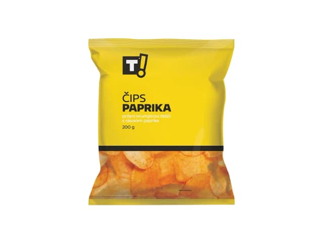 ČIPS PAPRIKA 200 g T!