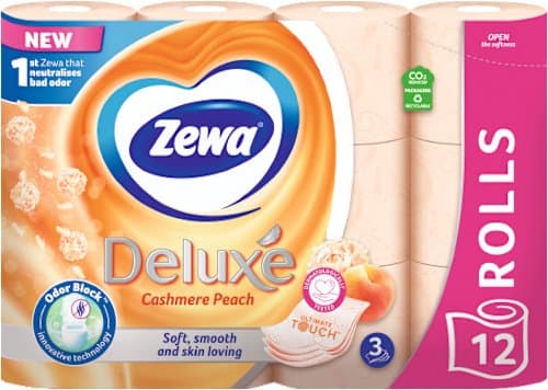 Toaletni papir Zewa Deluxe Breskva