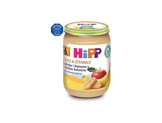 Kašica Hipp jabuka, banana i keks