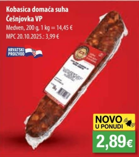 Kobasica domaća češnjovka