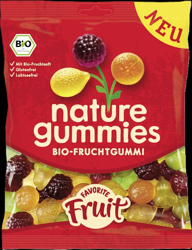 Nature Gummies eko Favorite Fruit 120 g