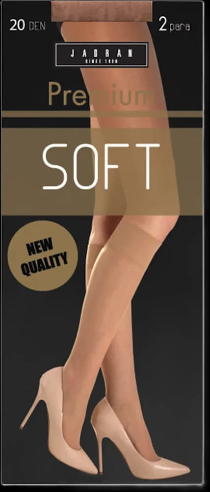 Premium Soft ž.dokoljenice UNI 2 para