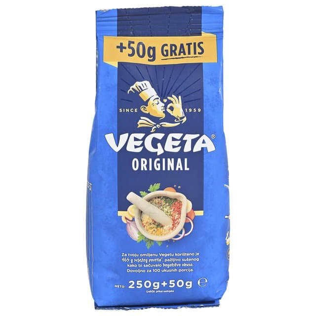 Vegeta 250g + 50g Gratis