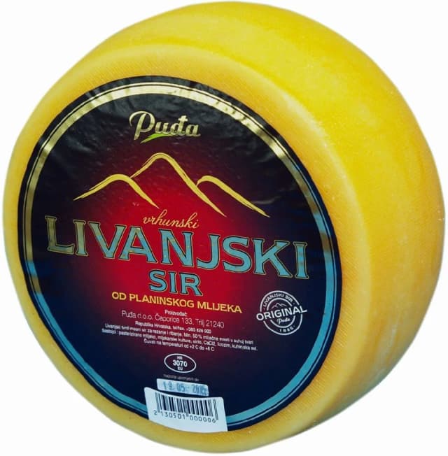 CCA 2,8KG PUĐA LIVANJSKI SIR