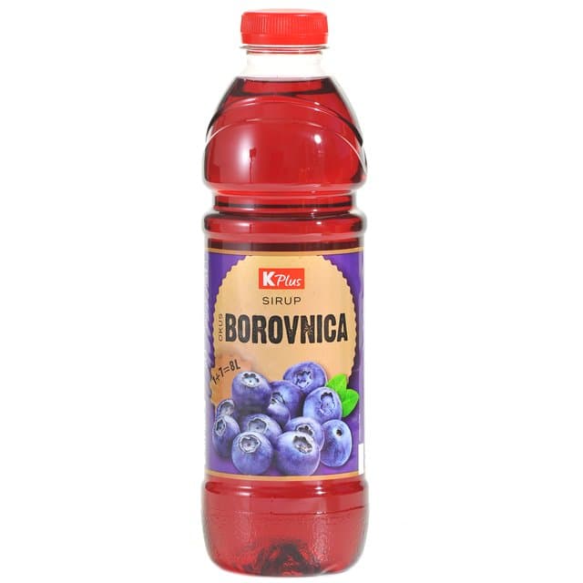 SIRUP K PLUS BOROVNICA 1L