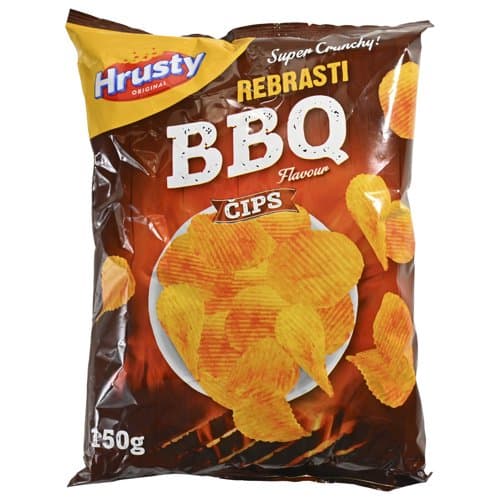 Čips barbecue rebrasti 150 g