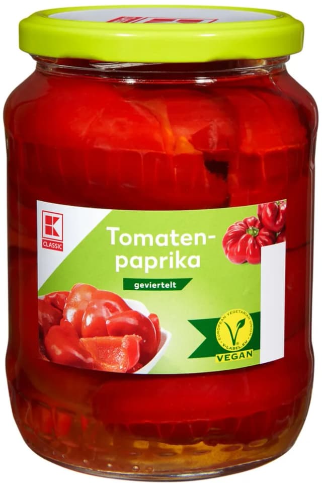 KLC. Paprika ploške 650g/300g