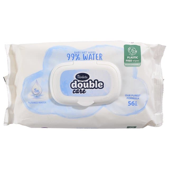Double care Double care, Violeta Dječje vlažne maramice