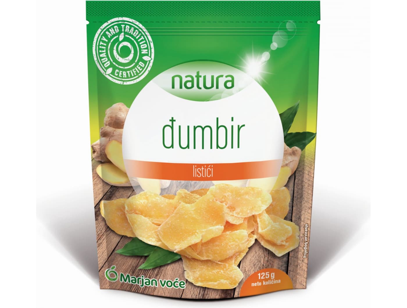 Đumbir listići ušećereni