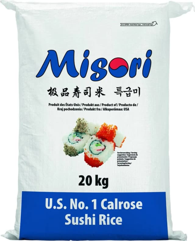 20KG MISORI SUSHI RIŽ PREMIUM