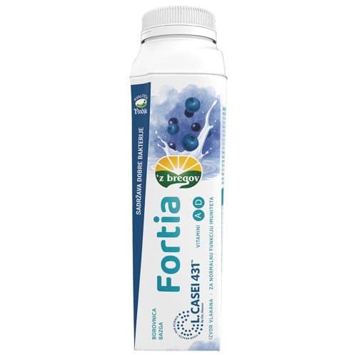 Jogurt Fortia borovnica bazga