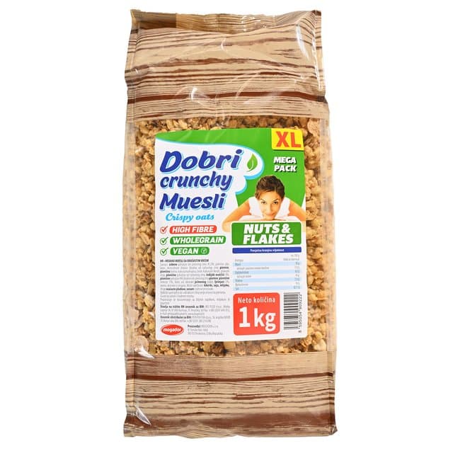 MUESLI CRUNCHY NUT XL 1000 g