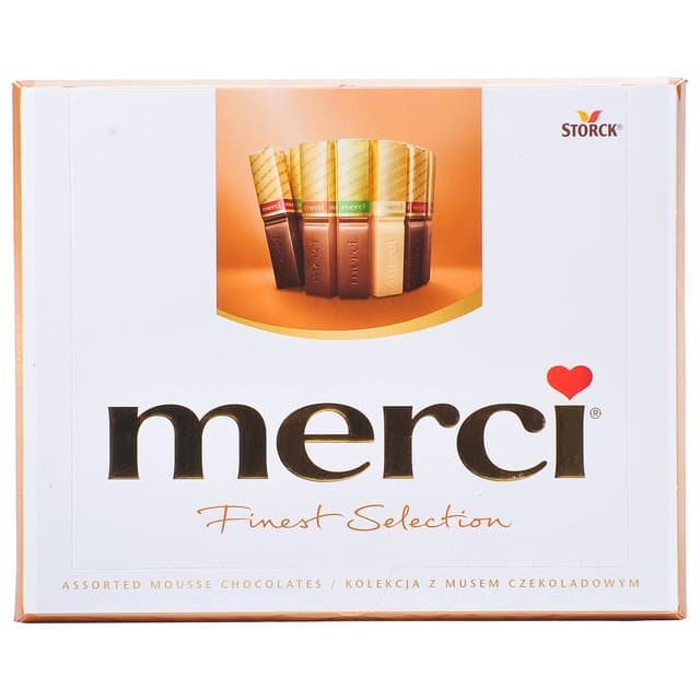 Bombonijera Merci Mousse 210 g