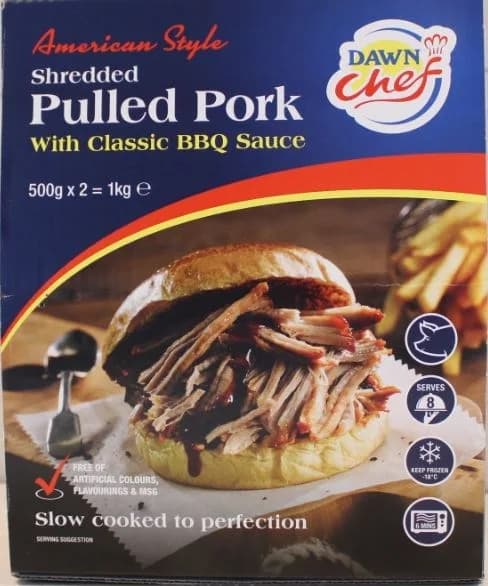 500GR X2 PULLED PORK BBQ