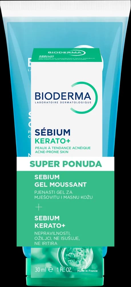 BIODERMA Seb.Kera.+ 30 ml+pje.gel 200 ml