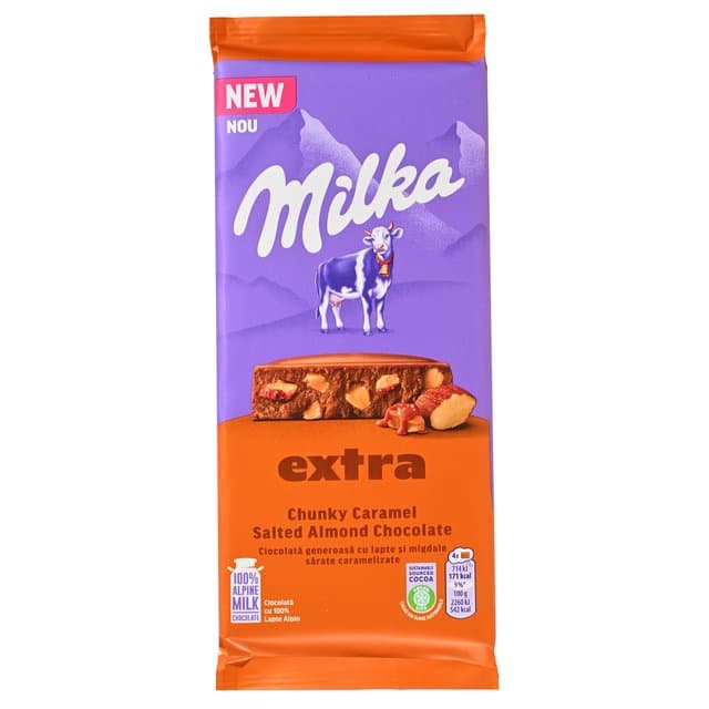 ČOKOLADA MILKA BADEM CARAMEL 190 g