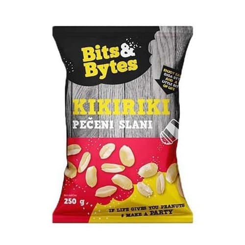 KIKIRIKI OLJUSTENI PECENI SLANI 250 G BITS BYTES