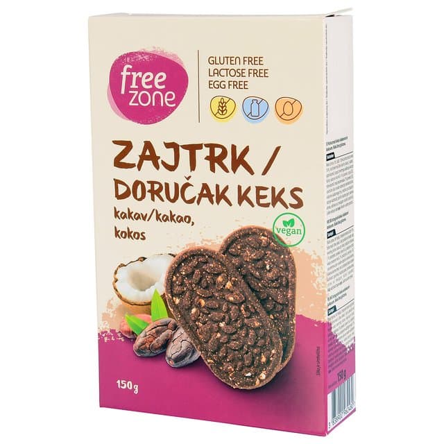 KEKS DORUČAK KAK/KOK 150g FREE ZONE