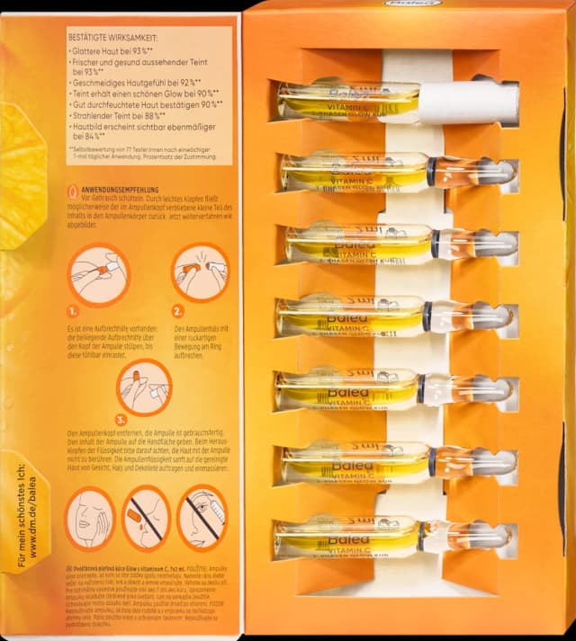 Balea Glow vit. C 2-fazna kura 14 ml