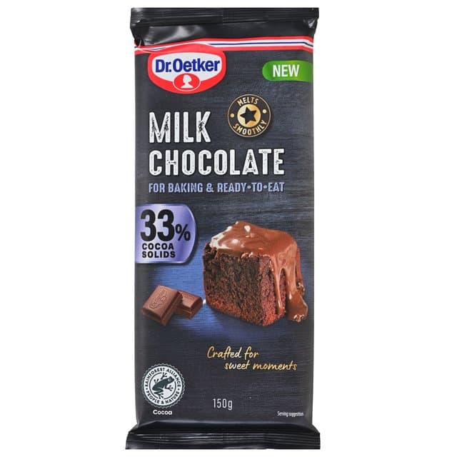 ČOKO ZA KUH MILK 33% 150 g DR OETKER