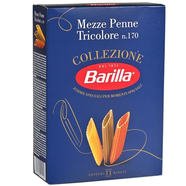 Tjestenina Barilla Mezze Penne Tricolori
